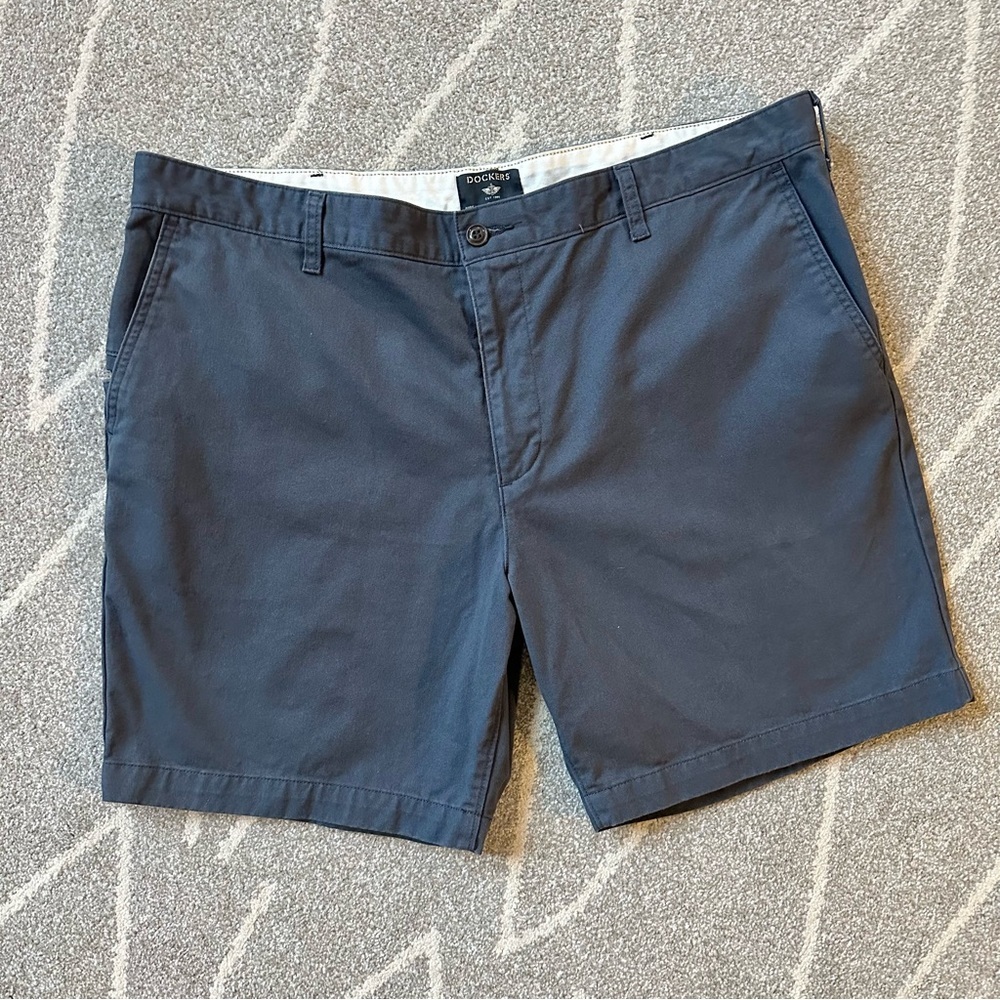Dockers Classic Dark Gray Chino Shorts